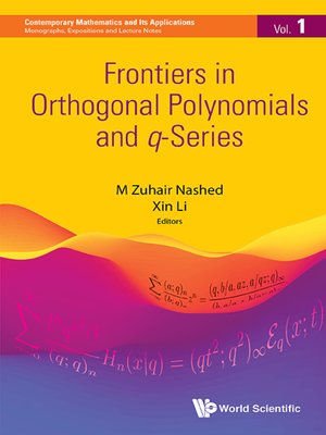 cover image of Frontiers In Orthogonal Polynomials and Q-series